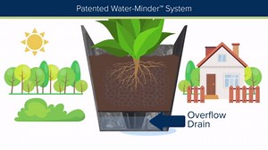 Artstone 35129 Ella Square Planter, 12-inch, Rust