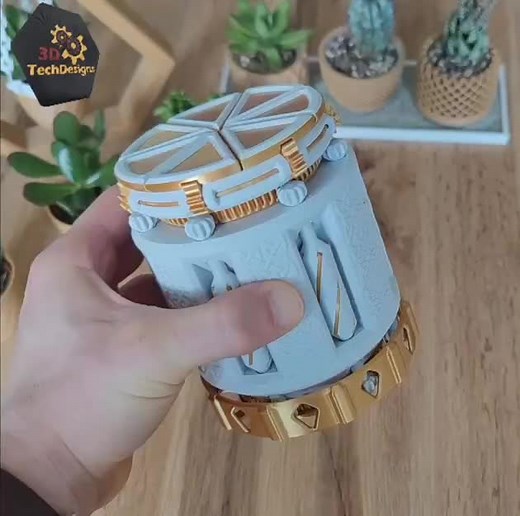 Unique Rotating Mechanical Box Opening Mechanism