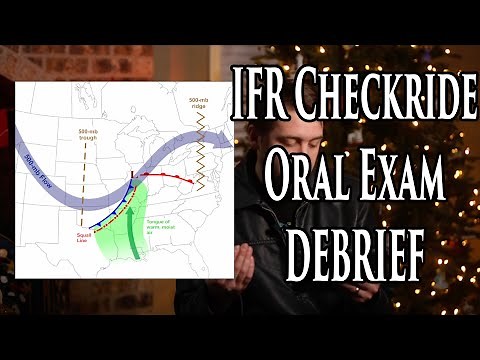 Instrument Checkride (IFR) - Oral Exam Debrief