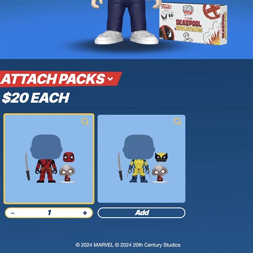 For a limited time, fans can cosplay as Deadpool or Wolverine with Pop Yourself. Learn more and design yours on Funko.com. | Funko