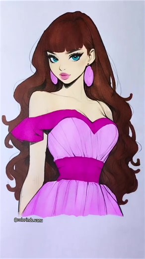 Top Model Coloring Experience