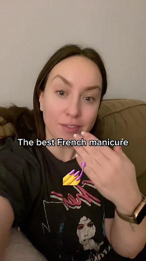 French manicure with @OPI funny bunny is where it is at!