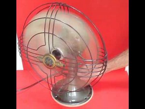 vintage GENERAL ELECTRIC GE 12" VORTALEX OSCILLATING FAN, FM12V1