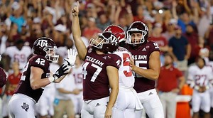 Texas A&M Kicker Seth Small's Family Watching Him Beat Alabama Will Give You Chills