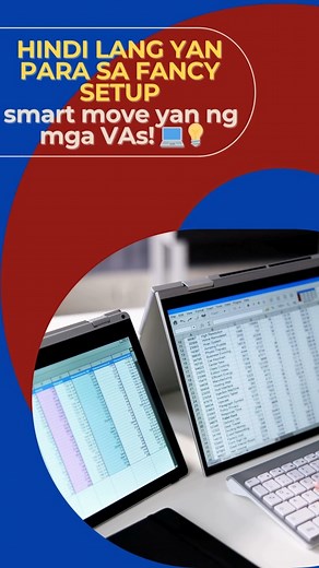 Fun fact: Maraming experienced VAs ang gumagamit ng dual monitors kasi mas napapadoble productivity! ✅ Isa para sa research ✅ Isa para sa work Pero kung isa lang screen? Ok lang, split screen lang at tuloy ang hustle! Ilang screens ka gamit ngayon?  #MadiskartengVA #VAProductivity #AspiringVA #WorkFromHomePH #VirtualAssistantPH | Madiskarteng VA | Facebook