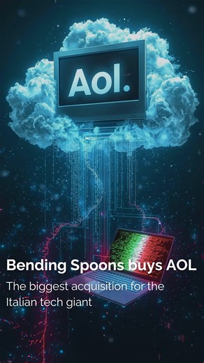 What happens when an Italian app maker buys one of the oldest brands on the Internet? That’s exactly what just happened. 🇮🇹💻 Bending Spoons — known for acquiring digital names like Evernote, WeTransfer, MeetUp, and Vimeo — has just agreed to buy AOL in a deal valued at $1.5 billion. To make it happen, the company raised $2.8 billion in debt financing. That’s a huge bet for a business built on mobile apps. But here’s the twist — AOL still has 8 million daily users and 30 million monthly active