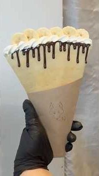 choco banana crepe チョコバナナクレープ #japanesefood #food #viralshorts #viralvideo #viralshort