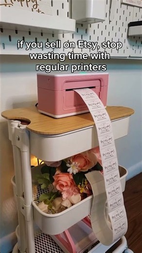 The Printer That Makes Shipping Handmade Orders So Much Easier #etsysellertips #thermalprinters #diy