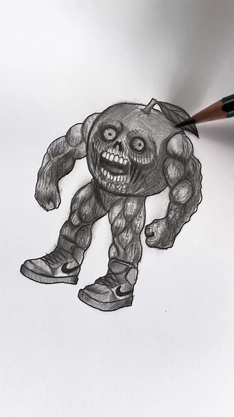 How to Draw Creepy Zombie Art Step-by-Step