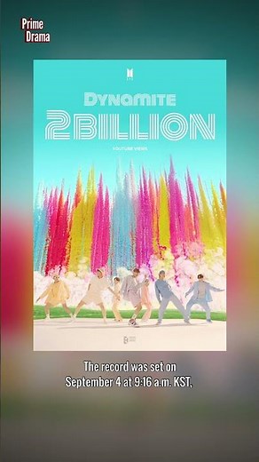 BTS’s “Dynamite” Hits 2 BILLION Views — First K-Pop Boy Group MV Ever!