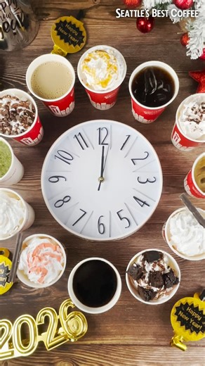 Counting every second to 2026 with Seattle’s Best Coffee keeping us awake, inspired, and ready for what’s next. Cheers to a bold new year! ☕🎆 #SBCph | Seattle's Best Coffee Philippines