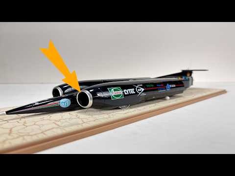 110,000 horsepower and solid metal wheels |This is a fighter jet on land that shattered the sound