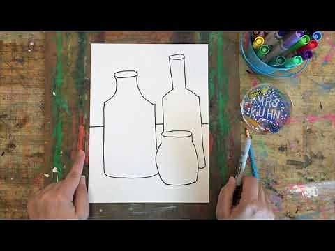 Contour and Cross Contour Lines Still Life