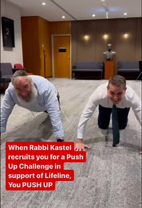 3.1K views · 46 reactions | 150,000 people around Australia are participating in The Push-Up Challenge this month to improve physical and mental fitness, raise money and create conversations around mental health. You can head over to Rabbi Mendel Kastel‘s page to read more about his fundraising for Lifeline Australia and the vital work they do in supporting our community. | Ryan Park MP | Facebook