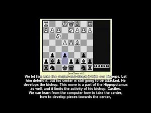 Chess for Beginners. Learn from the Computer JavaChess. Learn to Calculate (English Hardsubs)