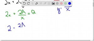 Minimum perimeter rectangles Of all rectangles with a fixed...