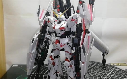 [万代]RG独角兽高达全装备模式-最终决战样式速组