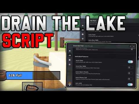 [🌊OP] Drain the Lake Script Auto Farm, Auto Buy, Auto Open Chests (Roblox 2026)