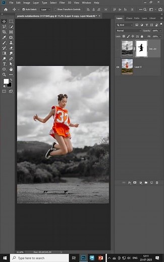 Color Splash Effect in Photoshop one object color & background black & white|#photoshoptutorial|