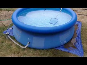 Intex/Summer Waves Easy Set Pool w/ simple heater hack ... tougher than u think!