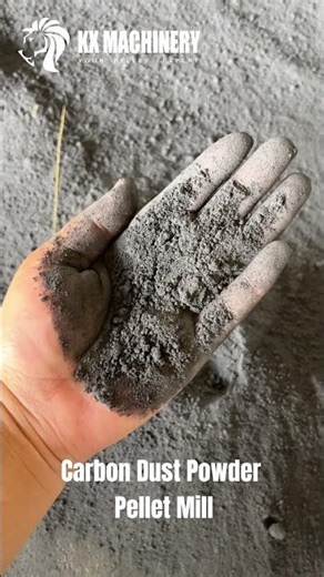 Carbon Dust Pellet Mill How to Use the Carbon Powder to Make Pellets? #pelletmachine #pelletmill