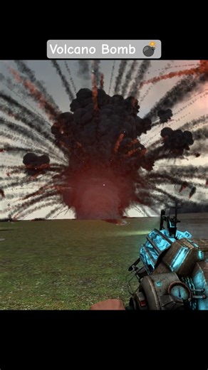 Burst Multiple Volcano Bomb Garrys Mod #garrysmod #gmod #gaming #gameplay