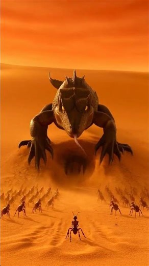 🔥 1 Giant Lizard vs 10,000,000 Ants… This Ending Is INSANE! 😨 Full Video On Our Channel