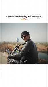 Biker Nischay🔥 #shortsvideo #youtubeshorts #tereliye #triggeredinsaan #nischaymalhan #bike