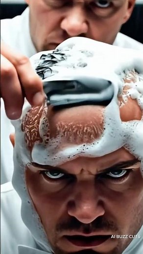 Head Shave & Buzzcut Transformation: Barber IA-Generated Shots Part. 73 #bald #headshave #vibes
