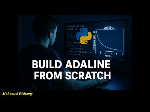 17 -- Adaline Classifier from Scratch (ML #2) — Full batch Gradient Descent