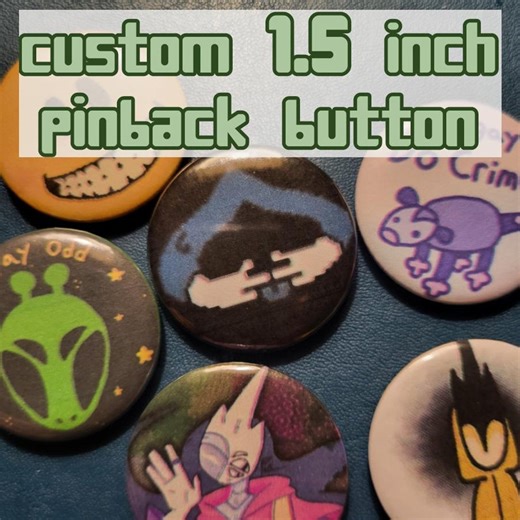 Custom 1.5 Inch Pinback Buttons! - Etsy