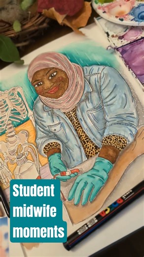 Student midwife moments 💕 #studentlife #midwifery #healthcareprofessionals