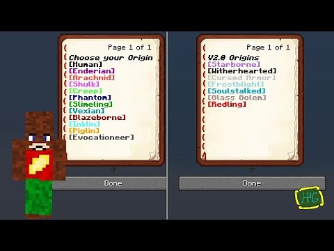 The ORIGINS Datapack! (Minecraft 1.18.1 - Hail Tries Datapacks)