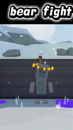 super bear adventure yeti boss fight 💪🏻 and 3 bears save