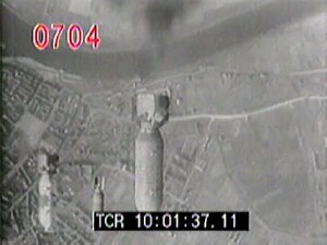 Dropping Bombs During WWII stock footage