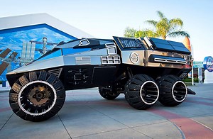 NASA unveils futuristic mars rover concept vehicle