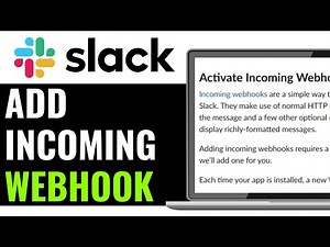 How To Add An Incoming Webhook URL On Slack 2025 (EASY GUIDE)