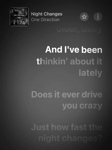 Understanding One Direction's Night Changes Lyrics