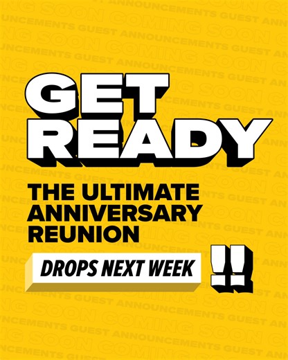 3.7K views | Something legendary is coming. Next week, we're revealing a reunion that defined a generation and shaped the way we see fandom. Mark your calendars and get your tickets now because once this news hits, you'll want to be part of what's coming to FAN EXPO Boston, Canada, Chicago, Dallas, Denver, New Orleans, Portland, Philadelphia and Vancouver, as well as CALGARY EXPO and MEGACON Orlando. | Wizard World | Facebook