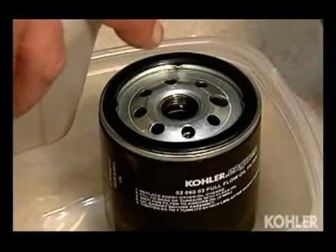 Kohler Engines Oil Change