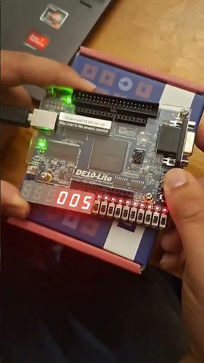Counter from T Flip Flops and 3 seven segment display - Lab10Part2Demo