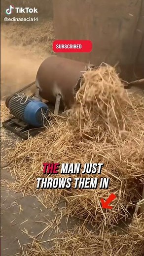 Amazing Straw-Making Machine – Turns Stalks into Straw Instantly! #FarmMachinery #AgricultureTech