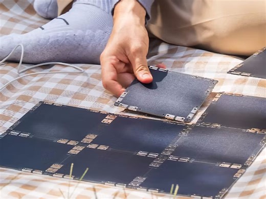 SolarBrick: Magnetically connectable mini solar modules deliver up to 20 watts of power