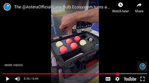 PVC at NAB 2025 - Turn any lamp into an LED Source with the Astera LunaBulb by PVC News Staff - ProVideo Coalition