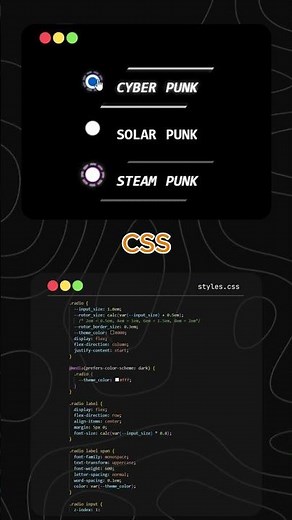 Create a STUNNING Neon Cyberpunk Theme Selector UI with HTML & CSS