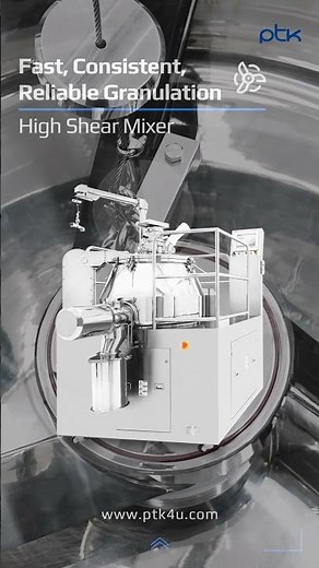 How to achieve perfect granules? 💊 PTK Mixer Action #Shorts