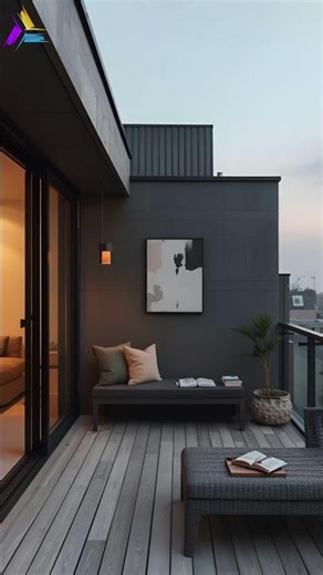 Modern Minimalist Rooftop Balcony: Your Ultimate Urban Retreat 🌇✨