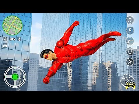 Spider Rope Hero City Rescue – Open World Superhero Action Game - Android Gameplay