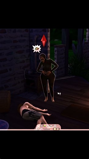 He DIES in front of his son - The Sims 4 #sims4 #shorts #agentshirley