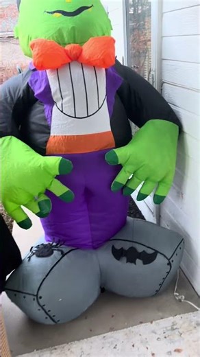 Aftermath of using Scotch-spray liquid on the Frankenstein Airblown